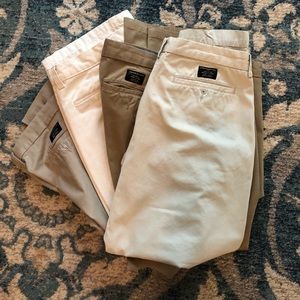 Bundle of Banana Republic (3) and Berle (1) khakis